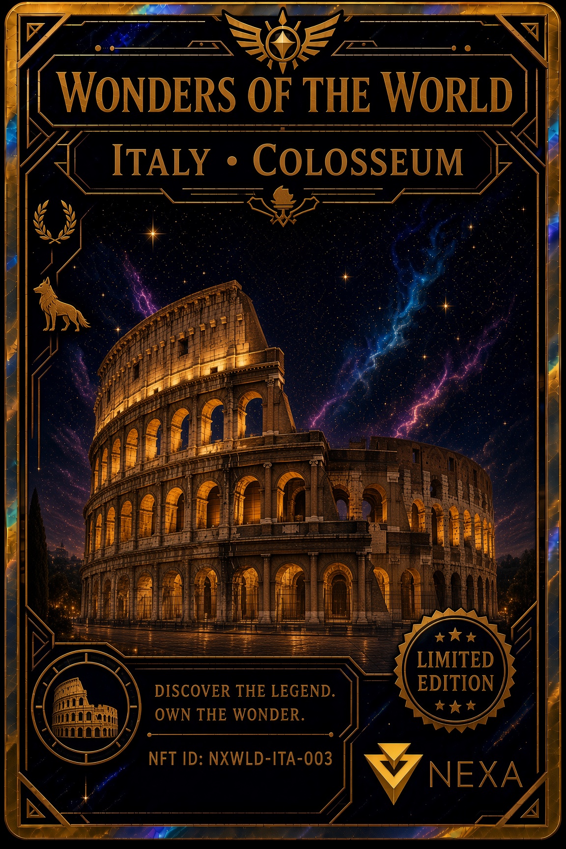 Front for Italy - Colosseum #3