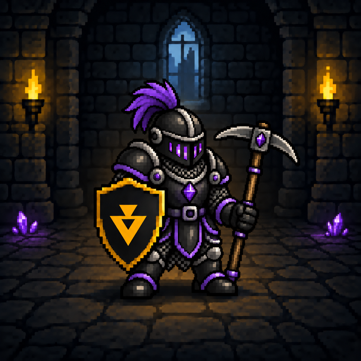 Front for NEXA Knight #005 — The Crystal Miner