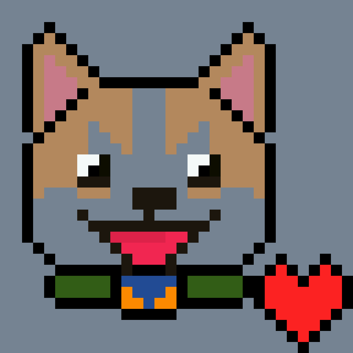 Front for Pixel Pup #1