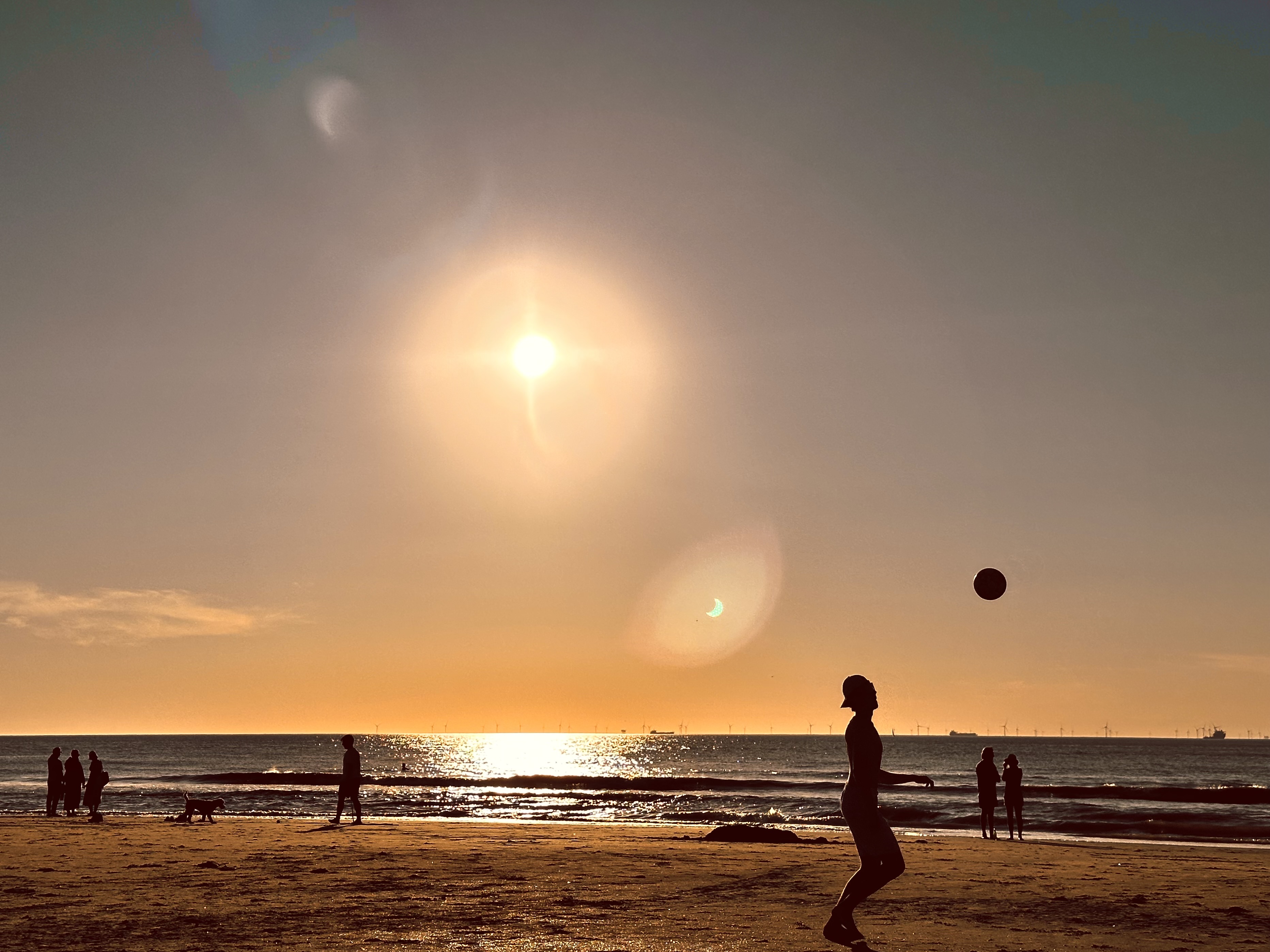 Front for Eclipse 2026 at Wassenaar beach in The Netherlands